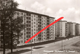 AK Hoyerswerda Wojerecy Neustadt Wohnkomplex Neubaugebiet A Bautzener Allee Südstraße Straße A B C D E Zeißig DDR - Hoyerswerda