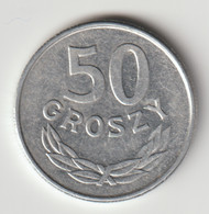 POLSKA 1986: 50 Groszy, Small Date, Y# 48.2 - Pologne