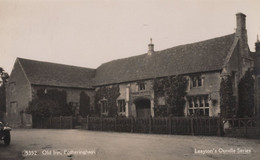 Fotheringhay Old Inn Pub Antique Real Photo Northampton Postcard - Northamptonshire