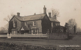 Manor House Fotheringhay Northampton Antique RPC Postcard - Northamptonshire