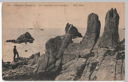 CPA [29] Finistère > Primel - Les Aiguilles Et Le Guetteur - Animée - Primel