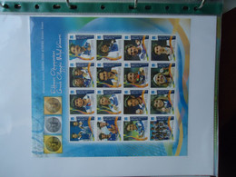 GREECE SHEET OLYMPIC GAMES ATHENS 2004 GREEK MEDALIST - Blocks & Sheetlets