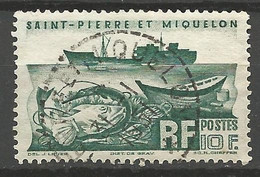 ST PIERRE ET MIQUELON N° 340 CACHET ST P ET MIQUELON - Used Stamps