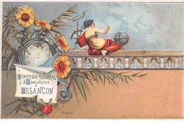 25 - N°85843 - Comptoir Général D'Horlogerie à BESANCON.illustrateur Arts Nouveau - Besancon