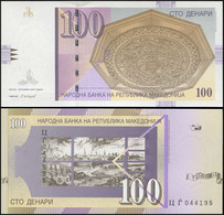 Macedonia 100 Denari. 2008 Unc. Banknote Cat# P.16i - Macedonia