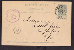 374/37 - ARMURERIE LIEGEOISE - Entier Postal LIEGE 1900 Vers Rauch -  Cachet Illustré Armes , Eberhardt Boehler - Shooting (Weapons)
