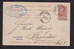 375/37 - ARMURERIE LIEGEOISE - Entier Postal VERVIERS 1900 Vers Klagenfurt -  Cachet Joris § Co , Canonniers - Tiro (armi)