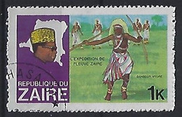 Congo-Zaire 1979  Flussexpedition Auf Dem Zaire  1k (o) Mi.589 - Gebraucht