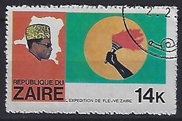 Congo-Zaire 1979  Flussexpedition Auf Dem Zaire  14k (o) Mi.593 - Oblitérés