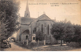 56 - TAUPONT - SAN52945 - Environs Ploërmel - Eglise Et Monument Aux Morts - Other & Unclassified