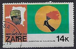 Congo-Zaire 1979  Flussexpedition Auf Dem Zaire  14k (o) Mi.593 - Used Stamps