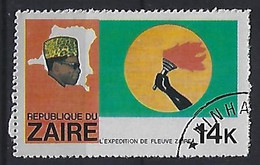 Congo-Zaire 1979  Flussexpedition Auf Dem Zaire  14k (o) Mi.593 - Used Stamps