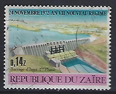 Congo-Zaire 1973  Inga-Staudammes  0.14z (o) Mi.471 - Used Stamps