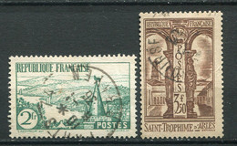 24078 FRANCE N°301/2° 2F Rivière Bretonne, 3F50 St-Trophime  1935  TB - Oblitérés