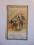 B0098f - Image Chromo CHOCOLAT FRANCOIS BORDEAUX - Louis XVIII à M. De Villèle - Chocolat