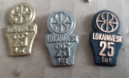 Basketball Club KK Lokainvest Skofja Loka 25 Years Slovenia Pins - Basketball