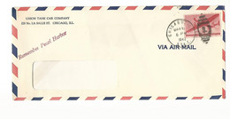 56228 ) Cover USA Air Mail  Chicago Postmark  1942 - 2a. 1941-1960 Oblitérés