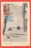 COTE DES SOMALIS CARTE MAXIMUM DE 1955 DE DJIBOUTI - Covers & Documents