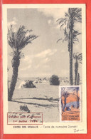 COTE DES SOMALIS CARTE MAXIMUM DE 1955 DE DJIBOUTI - Covers & Documents