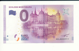 Billet Souvenir - 0 Euro - XELD - 2017-1A - SCHLOSS MORITZBURG - N° 2911 - Billet épuisé - Kilowaar - Bankbiljetten