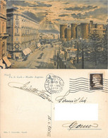 Napoli. Via S.Carlo E Maschio Angioino. Viaggiata 1935 - Napoli (Naples)