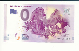 Billet Souvenir - 0 Euro - XEMT - 2017-1 - WILHELMA STUTTGART - N° 4958 - Alla Rinfusa - Banconote