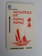 ST LUCIA    $ 20   CABLE & WIRELESS  STL-311A  311CSLA    MEMORIES OF HONG KONG  Fine Used Card ** 10879** - Santa Lucía