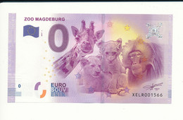 Billet Souvenir - 0 Euro - XELR - 2017-1 - MAGDEBURG - N° 1566 - Billet épuisé - Mezclas - Billetes