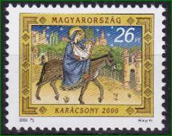 2000 Ungarn, Mi: 4633 **   Christmas - Weihnachten - Noël - Navidad,  Maria Mit Kind Auf Dem Esel - Unused Stamps