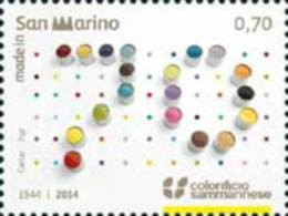 San Marino 2014 Made In San Marino "70 Anniv. Colorificio SanMarinese" 1v Complete Set  ** MNH - Unused Stamps