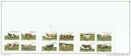 FRANCE 2014 CARNET 12 TIMBRES NEUF NON PLIE LES VACHES DE NOS REGIONS - BC 953 - - Commémoratifs