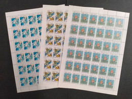 RUSSIA   (**) 2000 Olympic Games - Sydney, Australia YVERT  6490-6492 .Mi 842-844 - Full Sheets