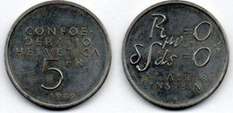 Suisse - Schweiz - Switzerland 5 Francs 1979 SUP - Other & Unclassified