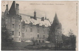 GENCAY   Château De La Roche   Vue De Derrière - Gencay