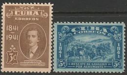 Cuba 1942 Sc 373-4 Yt 274-5 Set MNH** - Ungebraucht