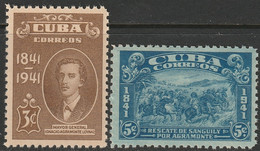 Cuba 1942 Sc 373-4 Yt 274-5 Set MNH** - Unused Stamps