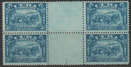 Cuba 1942 Sc 374 Yt 275 Interpanneau Block MNH** - Nuevos