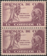 Cuba 1943 Sc 379 Yt 284 Pair MNH** - Nuevos