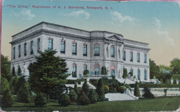 C. P. A. : U.S.A. : Rhode Island : NEWPORT : "The Elms", Residence Of E. J. BERWIND, Stamp In 1913 - Newport