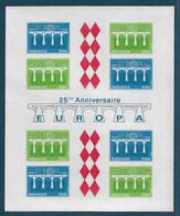 Monaco Bloc N°28a** Non Dentelé. Europa 1984. Cote 450€. - 1984