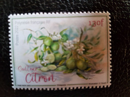 Polynesia 2022 Polynesie CITRON CITRUS Scent Fruit Flora Senteur Aroma 1v Mnh - Unused Stamps