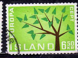 ISLANDA ICELAND ISLANDE ISLAND 1962 EUROPA CEPT UNITED 6.50k  USED USATO OBLITERE' - Gebraucht