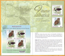 2021 Moldova Moldavie Booklet  Mint  EUROPA CEPT-2021  Owl, Stork, Fauna, Birds - 2021