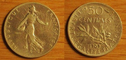 Semeuse - 50 Centimes 1909 - 50 Centimes