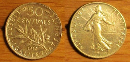 Semeuse - 50 Centimes 1912 - 50 Centimes