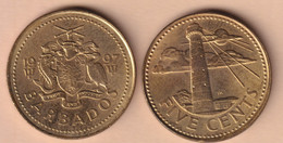 Barbados 5 Cents 1997 Km#11 - Barbados