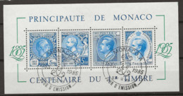 1985 USED Monaco, Mi Block 31 - Oblitérés