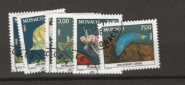 1988 USED Monaco, Mi 1844-49 - Used Stamps