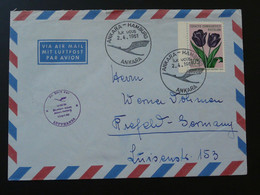 Lettre Premier Vol First Flight Cover Ankara Turkey To Hamburg 1961 Lufthansa 95572 - Cartas & Documentos
