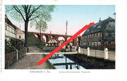 AK Ebersbach Viadukt Neugersdorf Neusalza Spremberg Seifhennersdorf Eibau Georgswalde Fugau Löbau Stempel 11.11.11 1911 - Ebersbach (Loebau/Zittau)